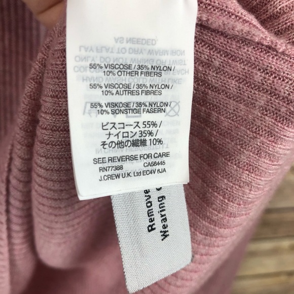 Madewell Ribbed Ruffle Sleeve Pullover Sweater L - Picture 6 of 8